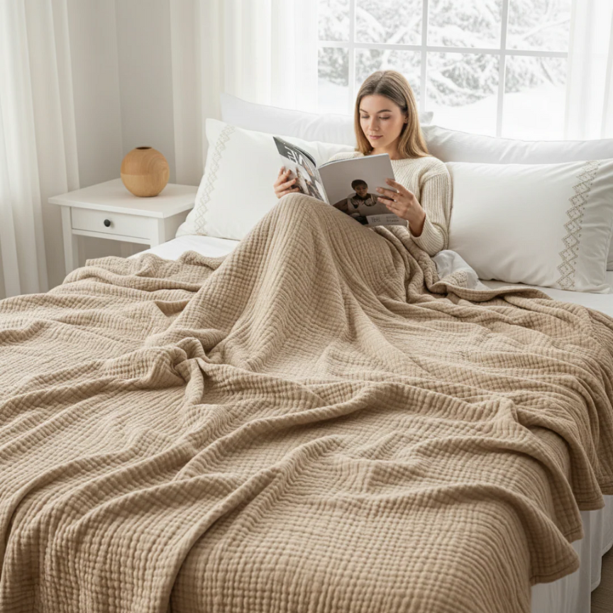 Nouvelle Couverture d’Hiver ~ Mousseline 9 Couches