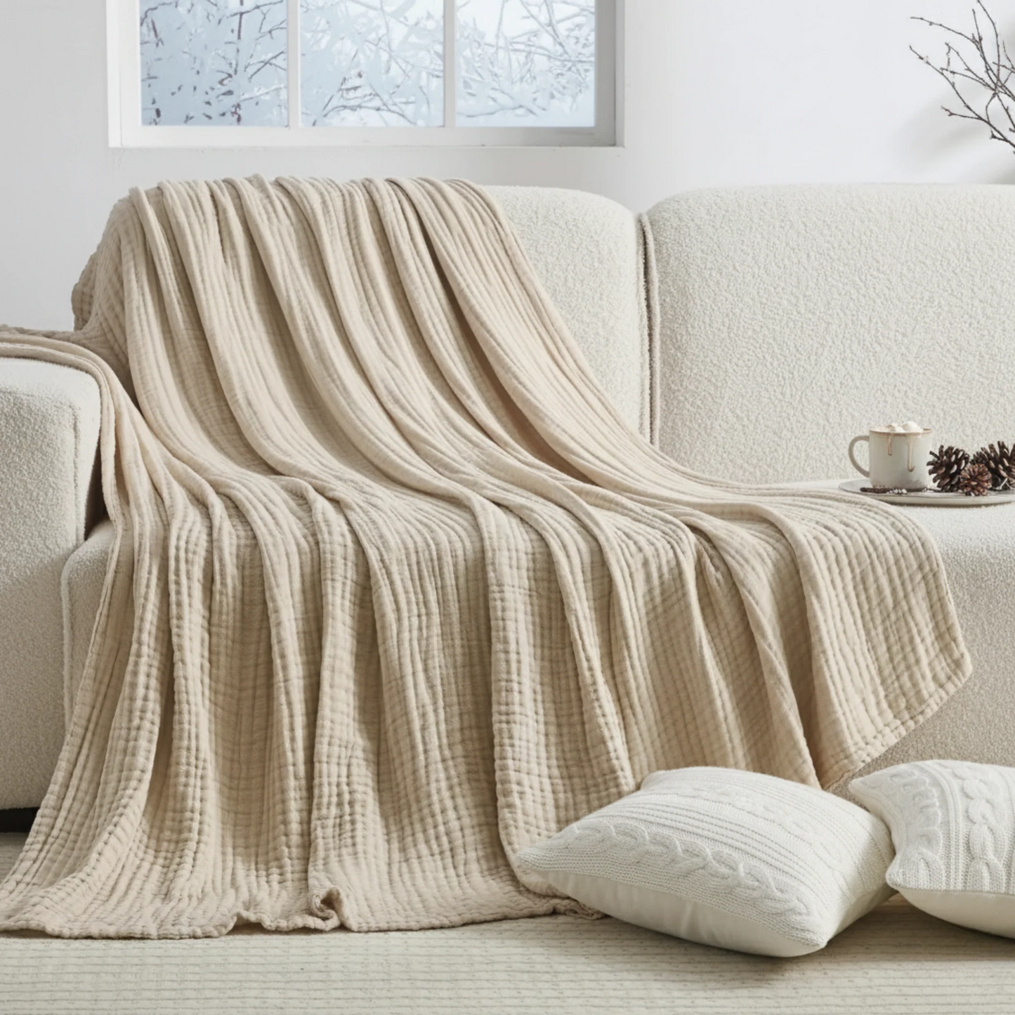 Nouvelle Couverture d’Hiver ~ Mousseline 9 Couches
