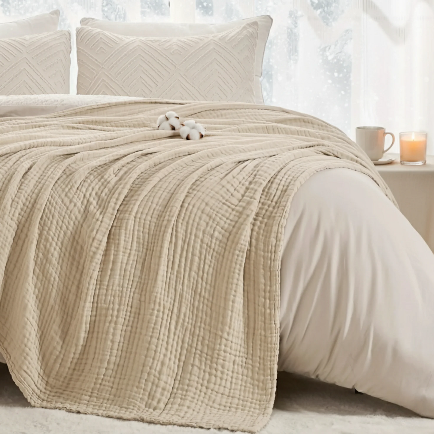 Nouvelle Couverture d’Hiver ~ Mousseline 9 Couches